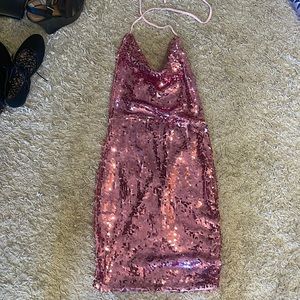 Pink Barbie style club dress - Size M